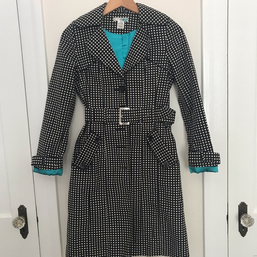 Vertigo Paris Polka Dot Trenchcoat